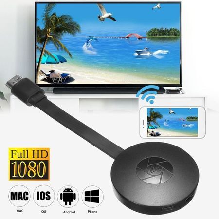 TV приемник Chromecast HDMI FullHD Смарт Хромкаст за телевизор